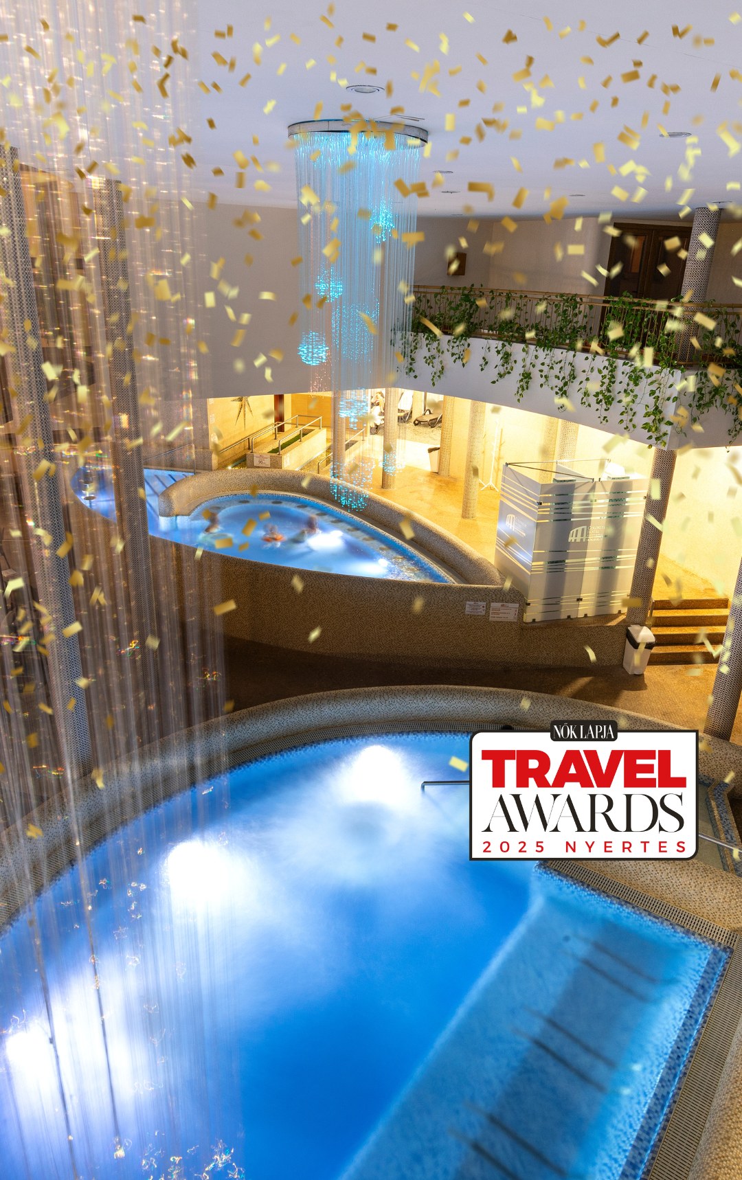 Az ÉV WELLNESS SZÁLLODÁJA 100 szoba alatt!